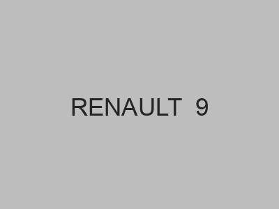 Enganches económicos para RENAULT  9